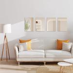 4-Pack Self-Adhesive Acrylic Mirror Tiles