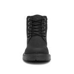 Men's Black Lace-Up Boots - Size 10 UK