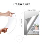 4-Pack Self-Adhesive Acrylic Mirror Tiles