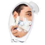 Fogless Shower Shaving Mirror with Suction & Swivel