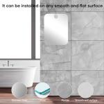 ZALAOR Portable Anti-Fog Shower Mirrors - 2 Pack