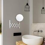 Chrome Extendable 360° Swivel Bathroom Mirror