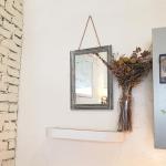 Rustic Wood Framed Vintage Rectangle Mirror
