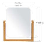 CLSEVXY Double-Sided Swivel Makeup Mirror 1X/3X