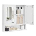 VASAGLE Wall-Mounted Bathroom Cabinet with Mirror