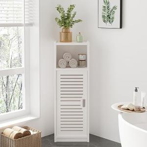 Dripex 3-Tier White Storage Cabinet for Any Room