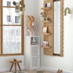 Dripex 3-Tier White Storage Cabinet for Any Room