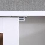 White Bathroom Wall Cabinet with Mirrored Doors