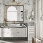 Dripex 3-Tier White Storage Cabinet for Any Room