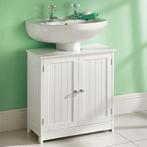 Elegant Wooden Bathroom Floor Cabinet Organizer