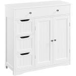 Yaheetech Stylish Free Standing Bathroom Storage Cabinet