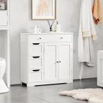Yaheetech Stylish Free Standing Bathroom Storage Cabinet