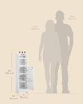 VASAGLE Slim Freestanding Bathroom Storage Cabinet
