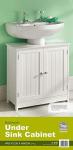 Elegant Wooden Bathroom Floor Cabinet Organizer