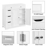 Yaheetech Stylish Free Standing Bathroom Storage Cabinet