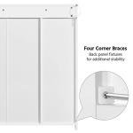 Yaheetech Stylish Free Standing Bathroom Storage Cabinet