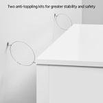 Yaheetech Stylish Free Standing Bathroom Storage Cabinet