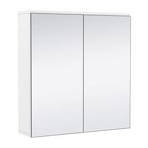 Yaheetech Modern Wall-Mounted Mirror Storage Cabinet
