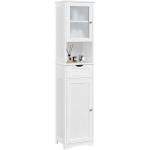Yaheetech Tall Wooden Bathroom Storage Cabinet