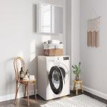 Yaheetech Modern Wall-Mounted Mirror Storage Cabinet