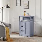 Yaheetech Freestanding Bathroom Storage Cabinet with Drawers
