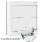 Yaheetech Modern Wall-Mounted Mirror Storage Cabinet