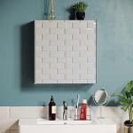 Stylish Double Mirror Wall-Mounted Bathroom Cabinet