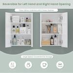 Wall-Mounted Bathroom Mirror Cabinet with Storage