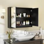 Wall-Mounted Bathroom Mirror Cabinet with Shelf