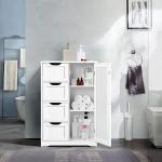 Yaheetech Stylish Free Standing Bathroom Cabinet