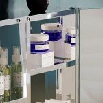 Stylish Double Mirror Wall-Mounted Bathroom Cabinet