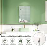 Wall-Mounted Bathroom Mirror Cabinet with Storage