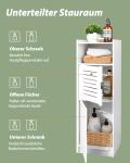 Waterproof Bathroom Storage Cabinet with Open Shelf