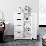 Yaheetech Stylish Free Standing Bathroom Cabinet
