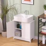 White Under Sink Bathroom Storage Cabinet