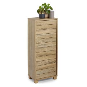 Stylish Oak Wood Effect Bathroom Storage Cabinet