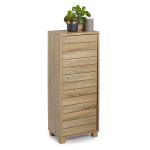 Stylish Oak Wood Effect Bathroom Storage Cabinet