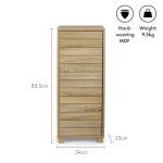 Stylish Oak Wood Effect Bathroom Storage Cabinet