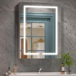 Beliwin 600x800mm LED Bathroom Mirror Cabinet