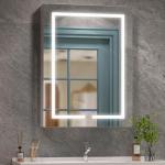 Beliwin 600x800mm LED Bathroom Mirror Cabinet