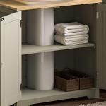 Grey & Oak Under Sink Bathroom Storage Cabinet
