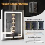 Beliwin 600x800mm LED Bathroom Mirror Cabinet