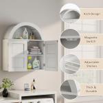 LYNCOHOME Large Adjustable Wall Cabinet for Bathroom