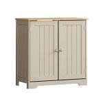 Grey & Oak Under Sink Bathroom Storage Cabinet