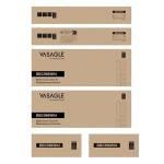 VASAGLE Tall Bathroom Cabinet with Adjustable Shelves