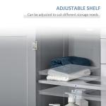 Kleankin 60x60cm Adjustable Under-Sink Storage Cabinet