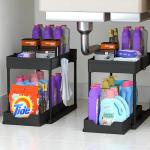 AbiHaven 2-Pack Under Sink Organizer with Drawers
