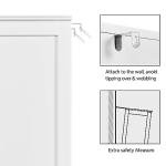 Yaheetech Freestanding Tall Bathroom Storage Cabinet