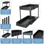 AbiHaven 2-Pack Under Sink Organizer with Drawers