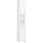 Slim Tall Bathroom Storage Cabinet with Cupboard